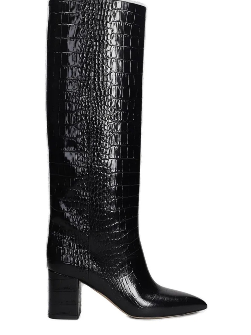 Paris Texas Anja Black Leather Boots